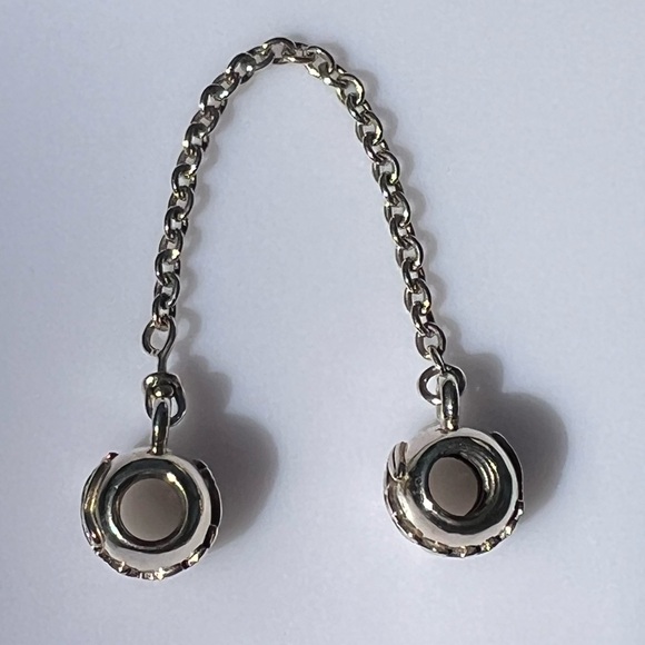 Pandora family forever ties safety charm sterling silver bead - Picture 2 of 9